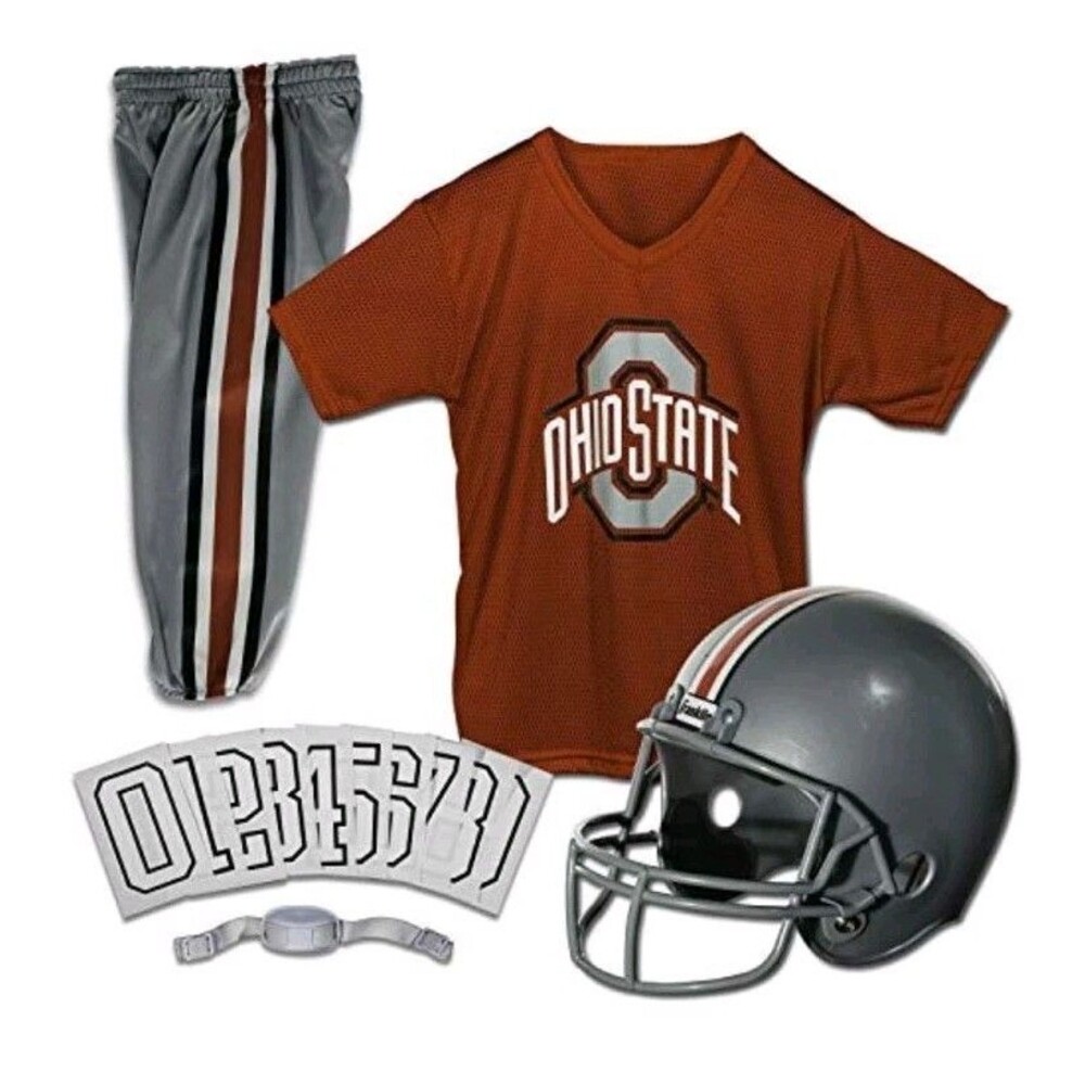 Ohio State Buckeyes Kids NCAA 5pc Deluxe Football Uniform Set Medium
